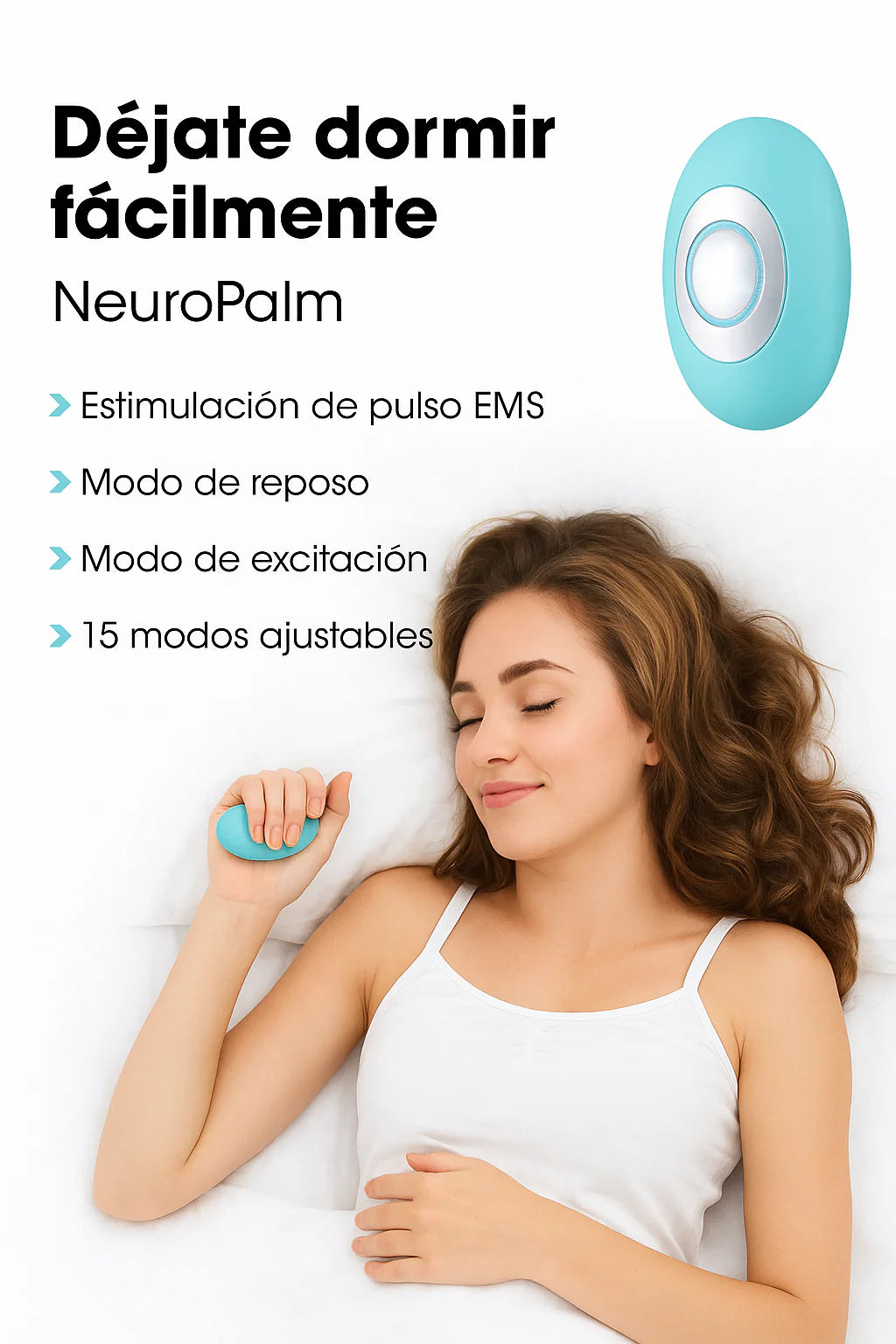 NeuroPalm | Dispositivo de mano para ansiedad e insomnio